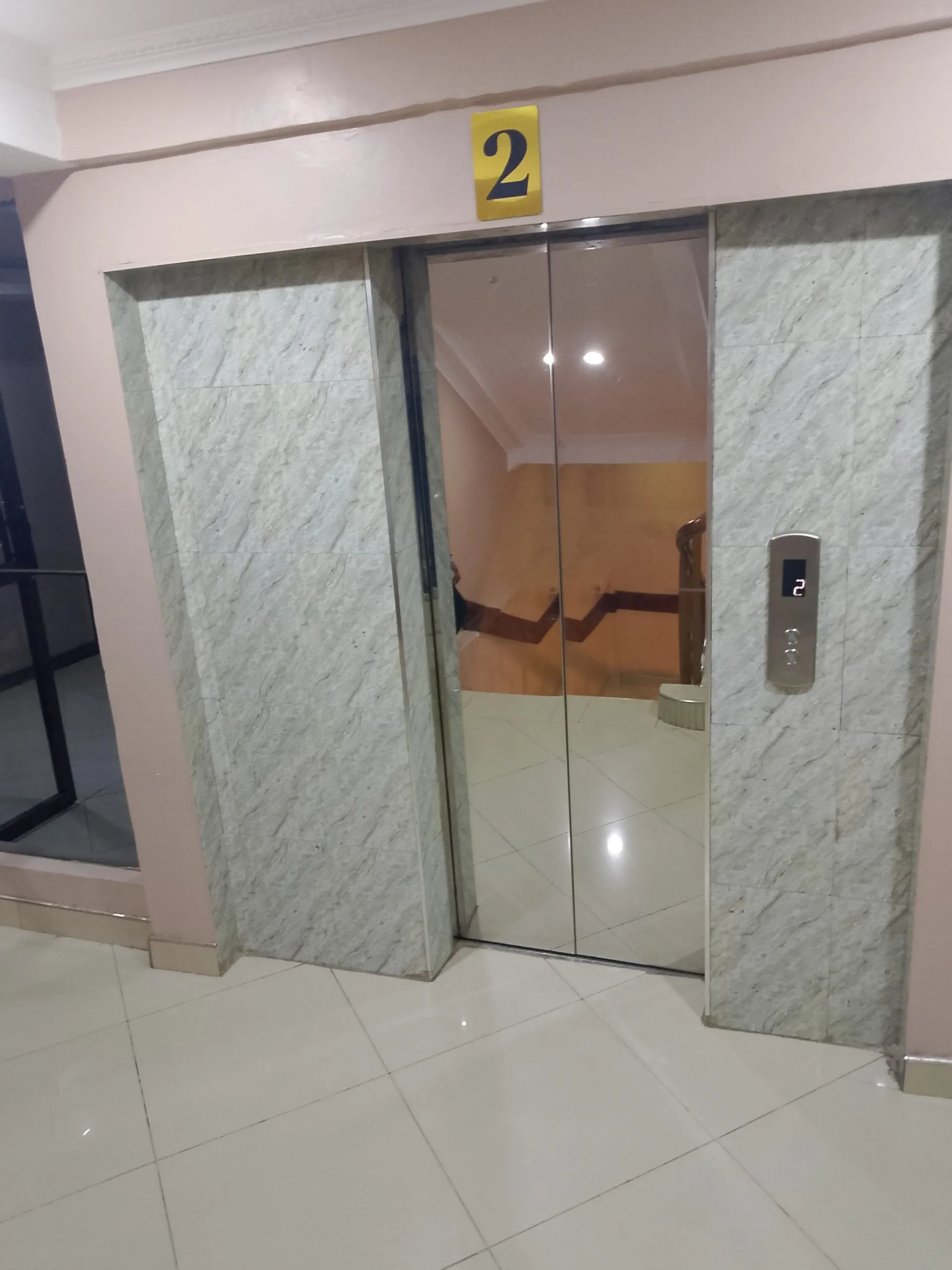 The guest lift at Generis Hotel